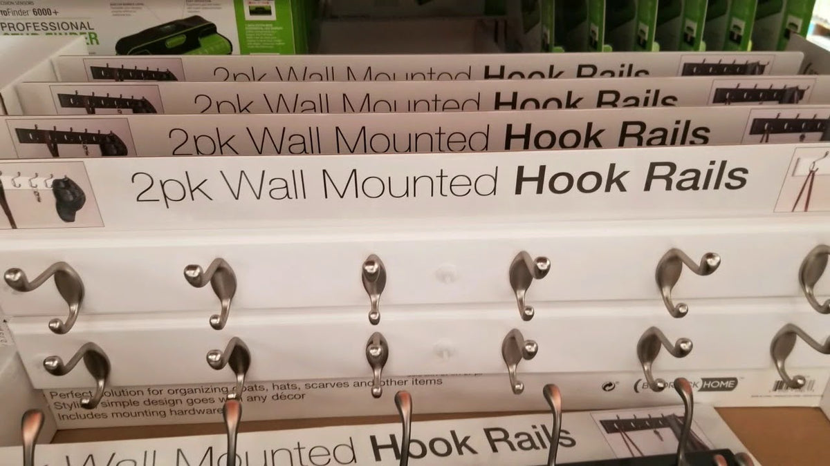 Costco! Wall Mounted Hook Rails 2 Pack! 14!!! by Sterling W (3 years Protasm
