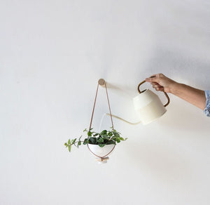 Hanging planter mini, Plant hanger, Modern macrame wall planters, Succulent planter G by loopdesignstudio