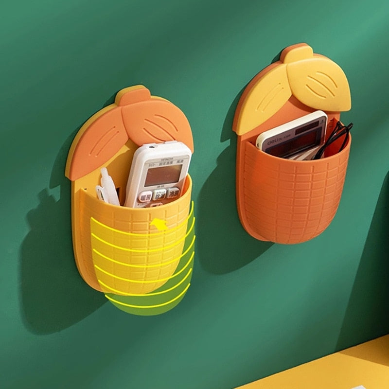 Leaf Shaped Punch Free Wall Storage Rack – Protasm
