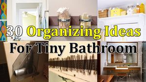 Related info for 30 Organizing Ideas For Tiny Bathroom Video: 1