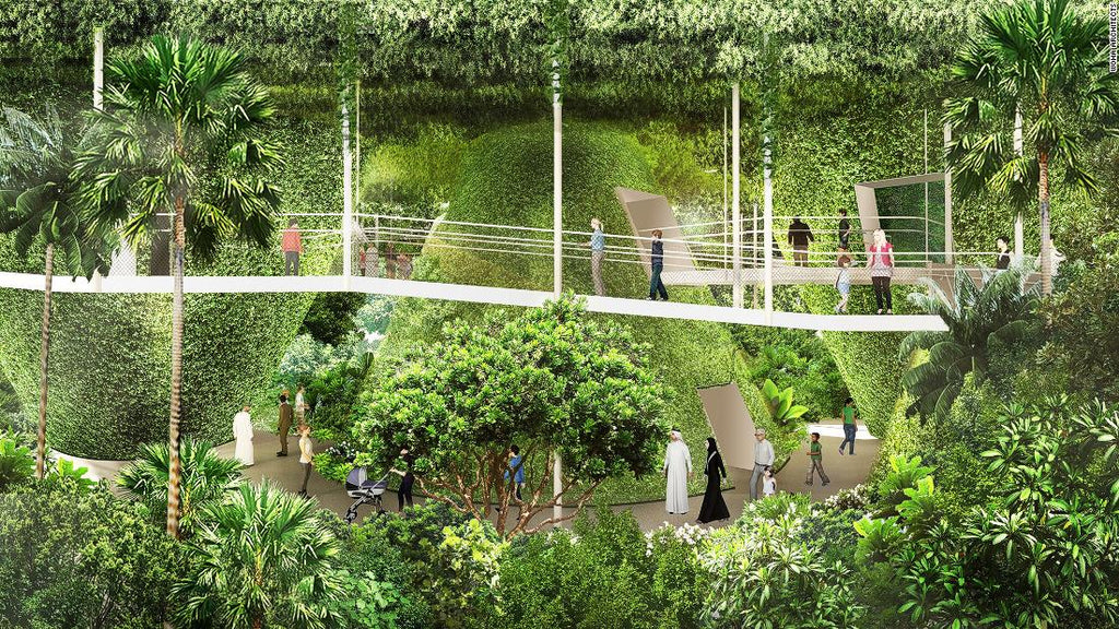 Singapore is planning to build a green oasis in Dubai