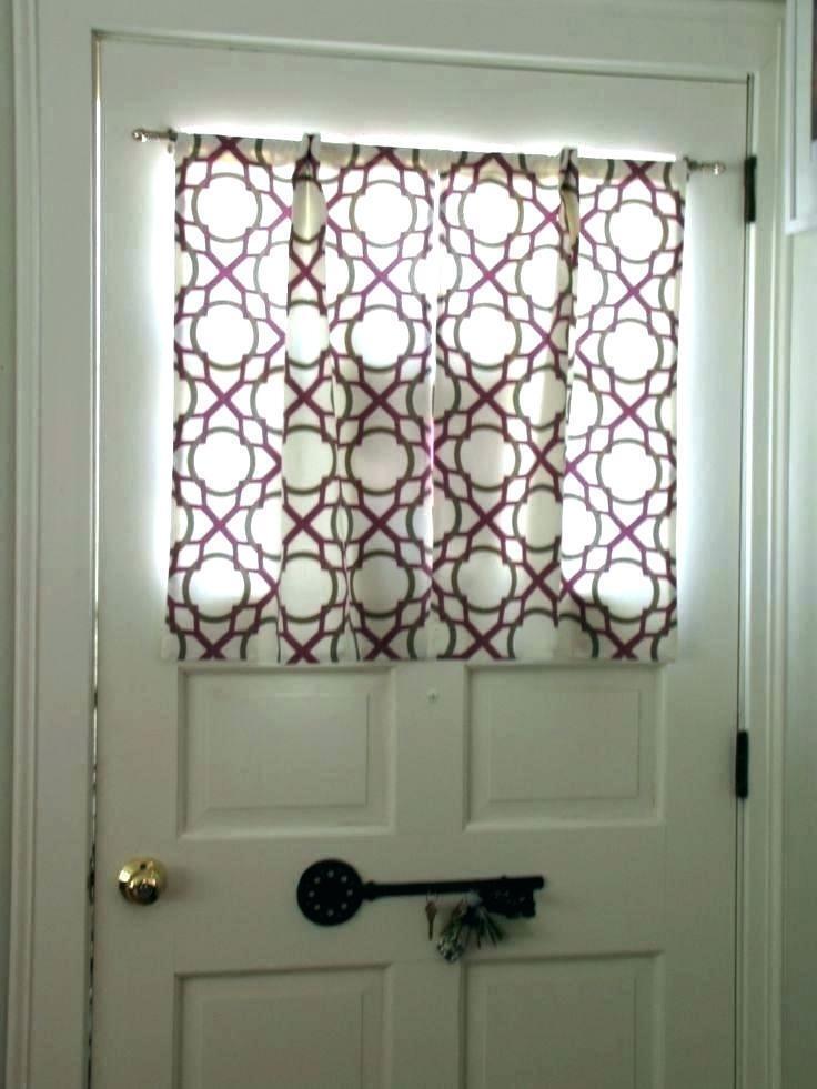 Seductive Side Door Window Curtains