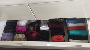 4 different ways to organize undergarments, socks, beanies, inners and other small clothes Undergarments and inners etc are very hard to fold and store ...