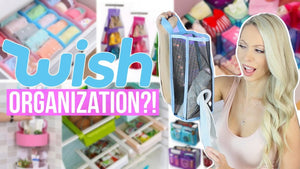 Today I'm testing cheap wish home organization and kitchen products in a haul and review