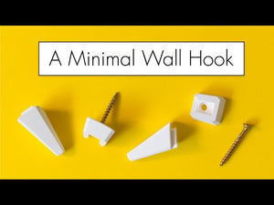 In an attempt to clear up my room a bit, I made these minimal wall hooks that are simple and sturdy! Download the files for free here :