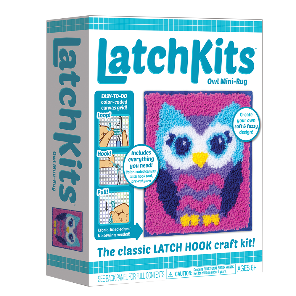 Latchkits Owl Latch Hook Kit