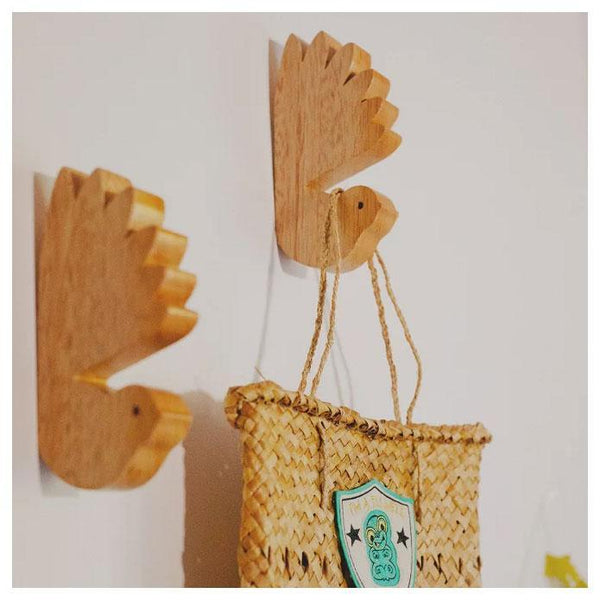 Wooden Bird Wall Hook – Fantail