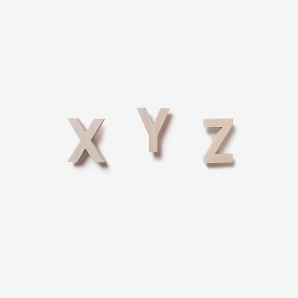 Alphabet Soup Wall Hooks - XYZ