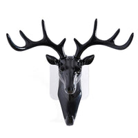 Personality antlers suction cup hooks handbag key hanger wall shelf for home decoration
