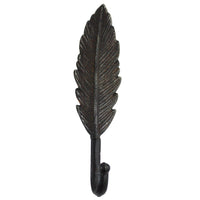 Cast Iron Feather Wall Hook