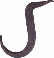 COLONIAL AMERICAN FORGED IRON WALL HOOK