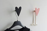 Valentine Gift, Heart Wall Hook, Girls Wall Hooks, Jewelry Holder, Nursery Gifts, Scandinavian design, wall Decor