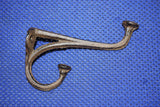 Rustic Country Group Meeting Room Coat & Hat Wall Hooks Cast Iron, 3 1/2 inch H-06