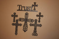 Spanish Mission Style Old-World Design Wall Cross Collection, Set 6 Pieces ~