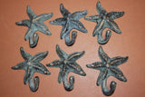Nautical Beach House Bathroom Decor Starfish Towel Hooks, N-24