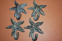 Nautical Beach House Bathroom Decor Starfish Towel Hooks, N-24