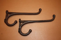 Old Fashion Coat hat Hook Cast Iron 10 1/4 inches, Volume Priced, H-01