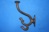 Old Fashion Triple Hook Wall Hook Cast Iron 6 3/4 inch Volume Priced ~ H-60