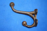 Cabin Entryway Coat Hat Wall Hooks Cast Iron 5 inch Acorn Tip Design, Volume priced ~ H-45