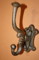 Vintage-look Cast Iron Wall Hooks Top Hat Hook Double Wall Hook. Volume Priced ~  H-17