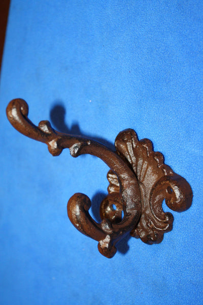 Victorian Wall Hook Vintage-look Cast Iron, 4 1/4 inch H-75