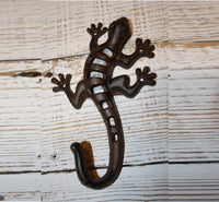 Lizard Coat Hook Cast Iron ~ H-08