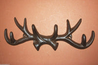 3)pcs, Antler wall hook, cast iron Antler wall hook, Antler decor, Deer Hunter decor, decorating for a deer hunterW-36