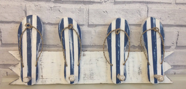 Pair Of Wooden Flip Flop Hooks