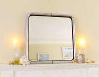 Modernist Chrome Framed Bathroom Feature Mirror M315
