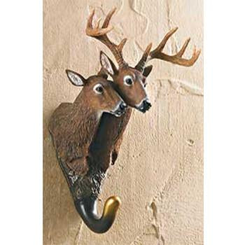 Whitetail Deer Pair Wall Hook
